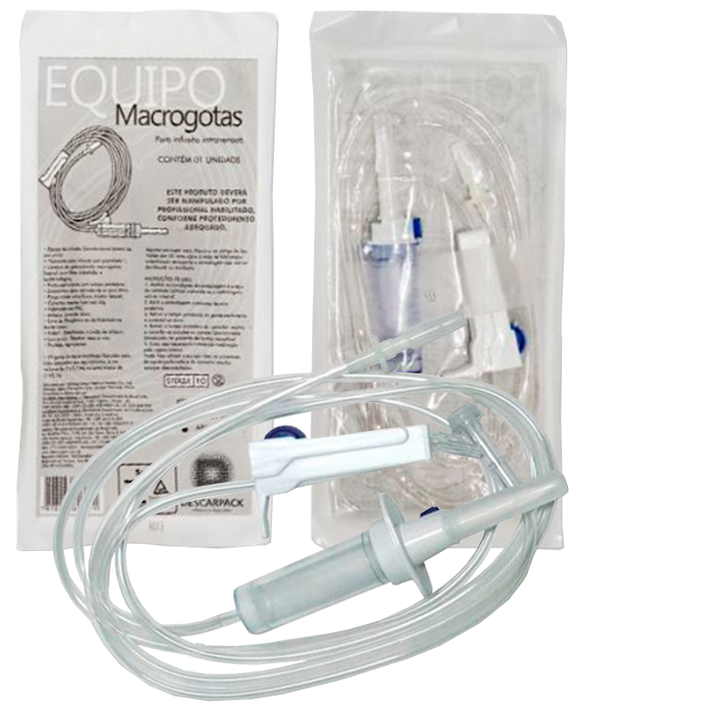 Equipo Macrogotas Flexível para Infusão Intravenosa - Descarpack